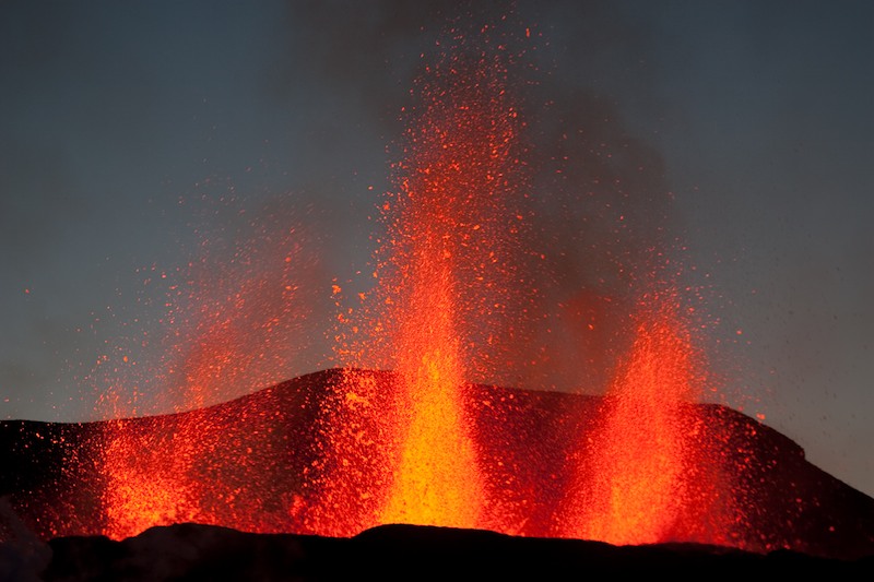 Erupción de 2010 del Eyjafjallajökull. Foto de Olikristinn