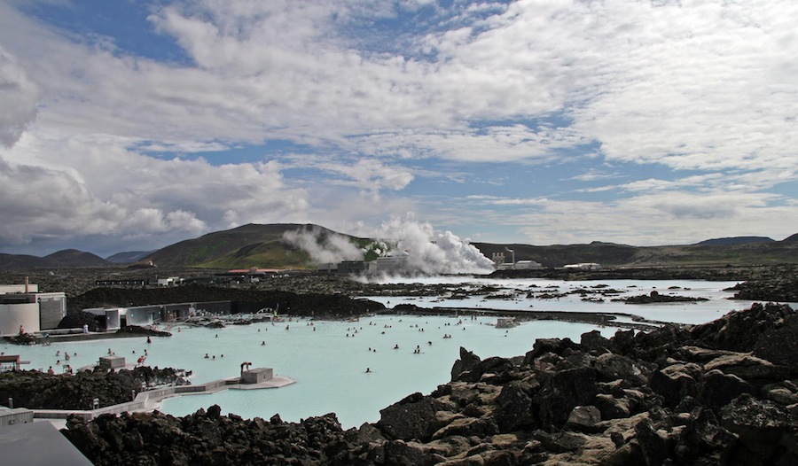 La famosa Laguna Azul, Blue Lagoon. Foto de Daniel Skoog.