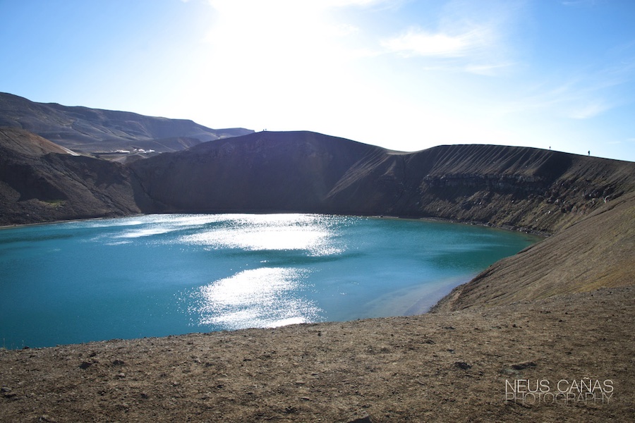 Lago de Viti, en el complejo volcánico de Askja. Foto ©Neus Cañas.