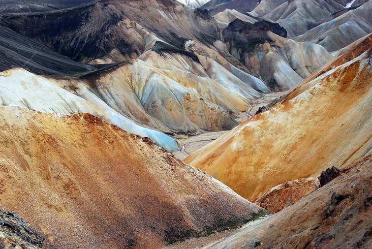 Landa, en el centro sur de Islandia es la zona más querida por los senderistas.