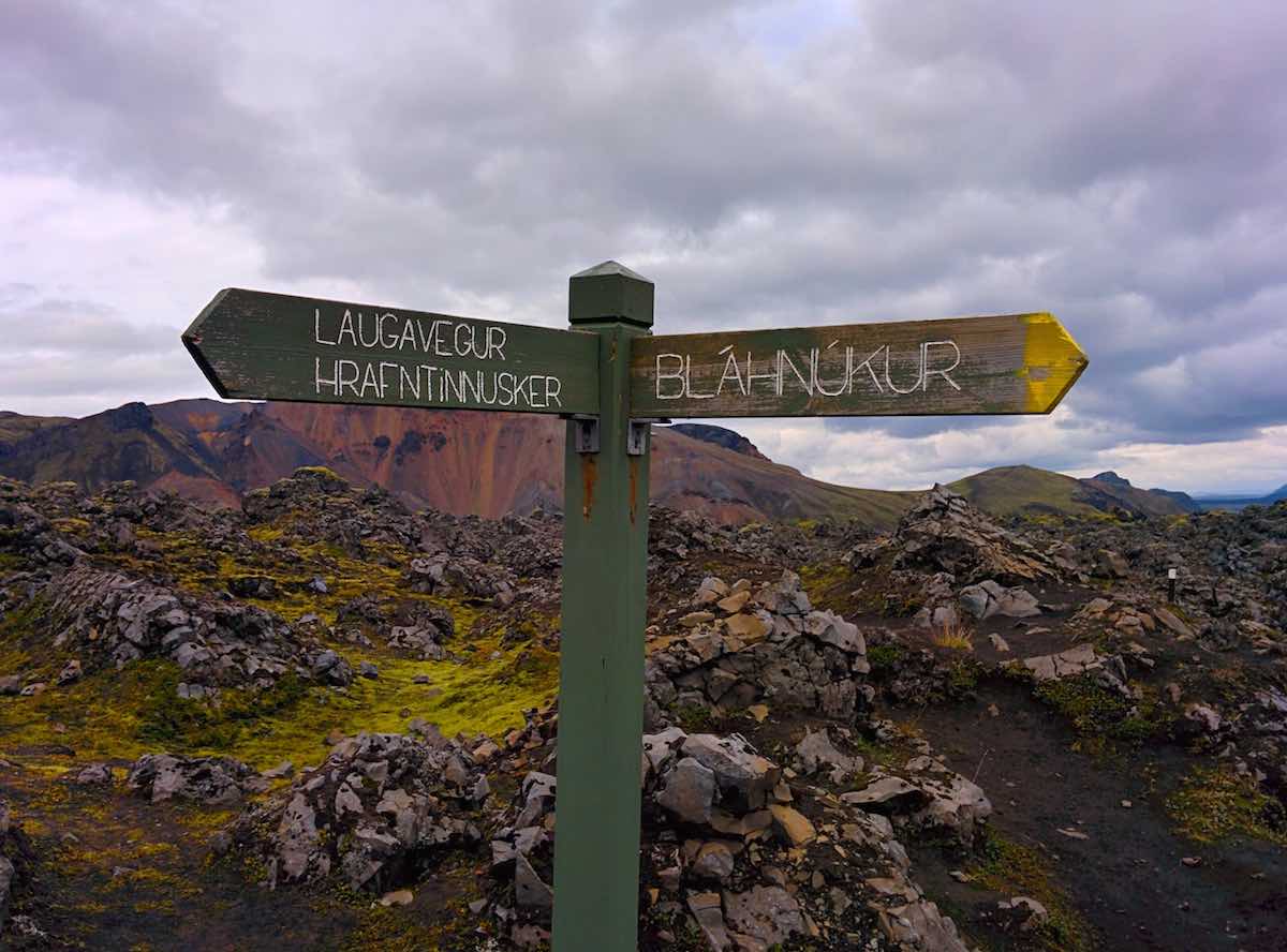 La excursión de Laugavegur, una de las más populares y espectaculares. Foto de Chiara Baudracco y Daniele Agnese.