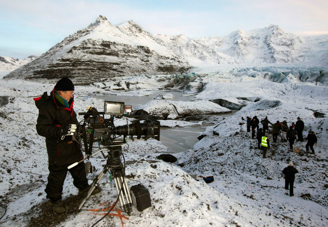 Rodaje de Juego de Tronos en Islandia. Frío intenso en una de las localizaciones de una belleza única en la serie de HBO.