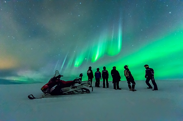 Excursiones en motos de nieve en Islandia 