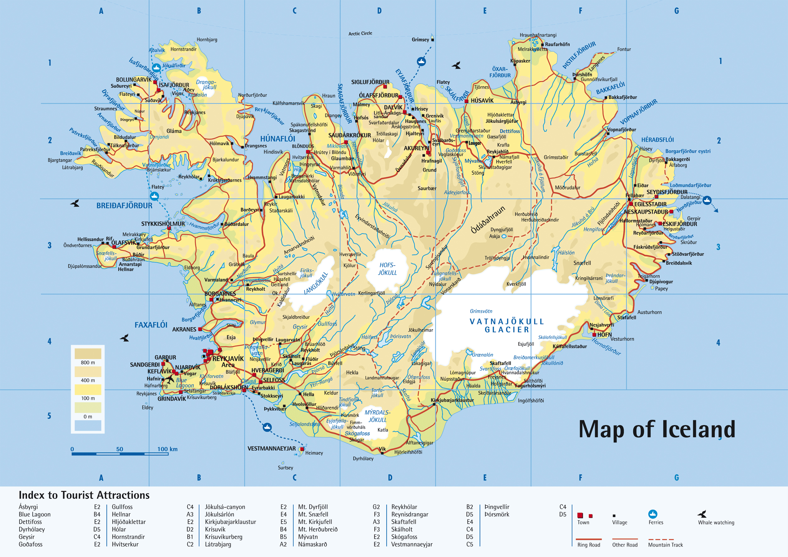 Ciudades y pueblos de Islandia